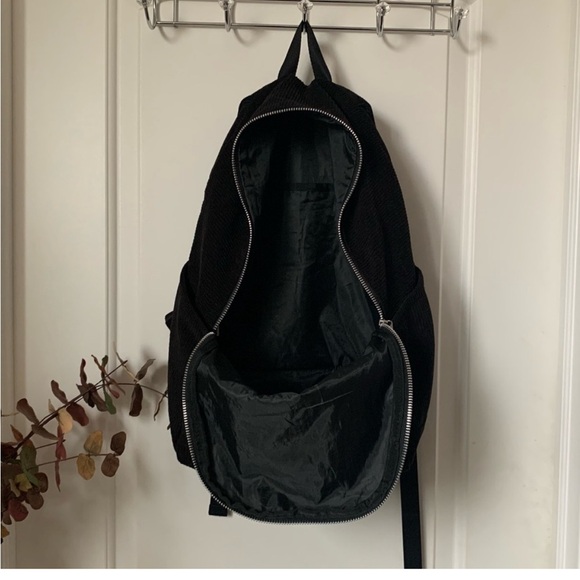 Victoria's Secret PINK Corduroy Backpack, Black EUC - Picture 9 of 16